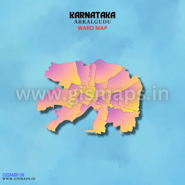 Arkalgudu Ward Map (Karnataka)